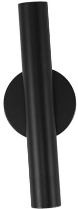 Cabilock 2St Vase an der Wand Einzelstielvase hohe Blumenvase an der Wand befestigtes Blumenrohr Blumen Wandregal Vase-Wand- Wandblumenhalter wandmontierte Pflanzgefäße Legierung Black
