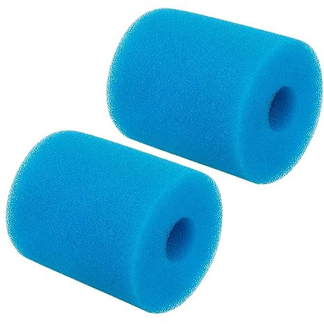 PHENOFICE 2pcs Reusable Swimming Pool Filter Sponge High Efficiency Pool Pump Filters for Cleaner Water Ideal for Paddling Pools and Hot Tub Maintenance