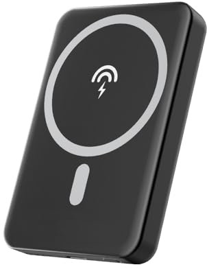 Maplin MagSafe - Batería Externa magnética de 5000 mAh, Carga inalámbrica USB-C PD de 20 W, Cargador portátil Ligero Compatible con Apple Watch, AirPods, iPhone 16/15/14/13/12 Plus/Pro/Pro MAX