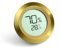 Digitales Thermometer Hygrometer 2 in 1, justierbares digitales Thermometer,Feuchtigkeits kalibrierung,Durchmesser 50mm Zink Legierung Runde, Feuchtigkeitsmesser für Zigarre/Gewächshaus