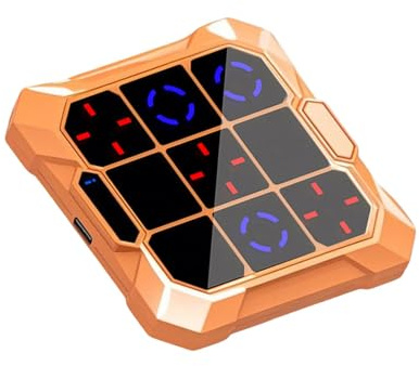 FIRSTXIU 6 In 1 Elektronischem Tic Toe Game Handheld Digital Tic Toe Bolt Game Tragbares Lernen Spielzeuggeschenk Für Kinder Und Erwachsene