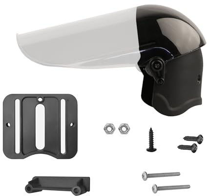 Yianyal Displayschutzfolie für Telefon Motorrad Sonnenblende Telefon – Wasserdichter Schutz erweitert für Helmvisier Fahrer Scooter Lieferant Fahrrad Navigation