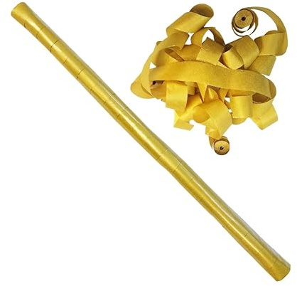 Ultimate Confetti - Gold Shimmer Tissue Paper Streamers - 20 Rolls (1 x 30')
