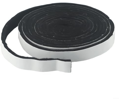 Yhenlovtt BBQ Door Lid Gasket Seal Tape, Heat-Resistant Fibre, High- Grill Seal for Outdoor Barbecues and Smokers
