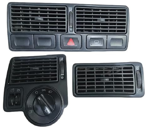 Coche Rejilla Salida Aire Para VW Para Golf 4 2009 1J1819704 Accesorios Salida Aire Acondicionado Instrumentos Automóvil Rejilla Ventilación(1set)