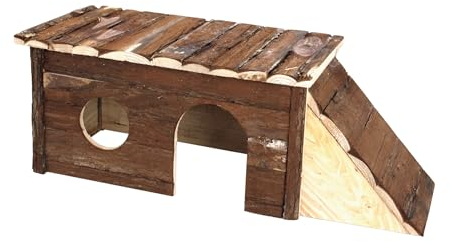 Karlie Wonderland Naturholzhaus mit Leiter L: 54 cm B: 23 cm H: 20 cm Skippy