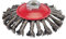 Silverline 580493 Brosse circulaire à fils torsadés 115 mm