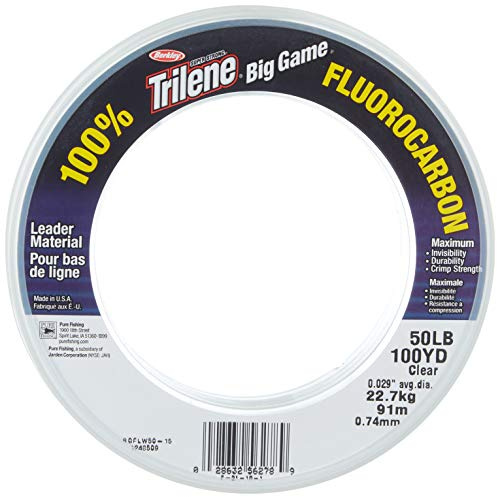 Berkley Big Game Fluorocarbon Leader 100Yd / 90m 20 LBs