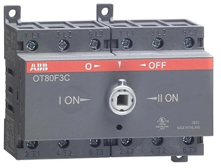 Abb -interlacec ot63f3c - Switch switch ot63f3 contacts mounting on din profile