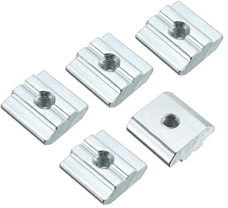 sourcing map 12Stk T-Mutter für 3030 Serie Aluminium Profil Schieben M3-Gewindebohrungen