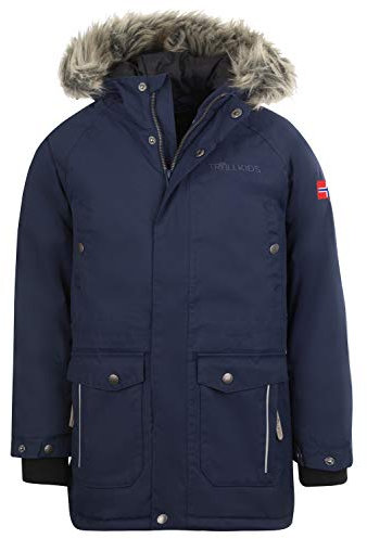 Trollkids Kids Nordkapp Jacket 140, Navy