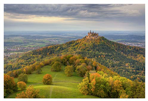 artboxONE Poster 30x20 cm Natur Burg Hohenzollern - Bild Burg hohenzollern bisingen Burg