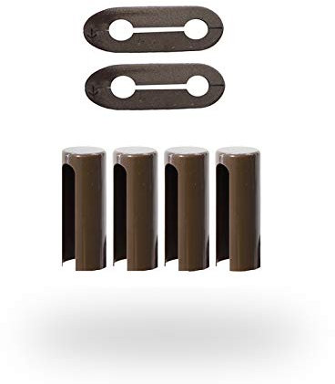 Kit copricerniera e copridado per porte blindate Marca Di.Bi., colore Marrone