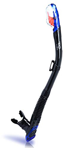 Tuba Sec pour Adulte - Plongée en Plein air - Embout en Silicone de qualité Alimentaire - avec Valve supérieure
