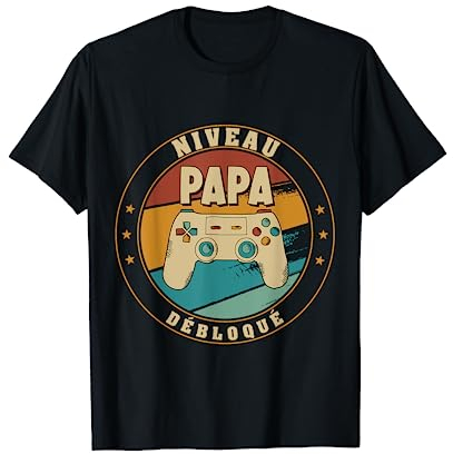 Nouveau Papa Parents Humour Gamer Nouvelle Naissance Annonce T-Shirt