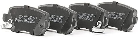 RIDEX Bremsbeläge Satz Bremsklötze Bremssteine Set Hinten mit Zubehör 402B1368