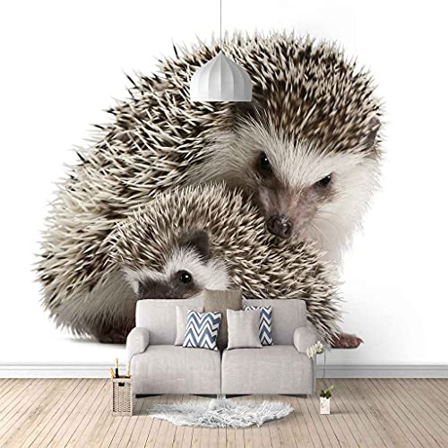 QMWZZV 3D Photo Papier Peint Hérisson Animal Salon TV Toile de Fond Décor à la Maison Mural Toile Papier Peint Pour Chambre Murs Moderne DIY Auto-adhésif Murale Papier Peint 150x105 cm