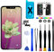 Brinonac für iPhone X OLED Display [Nicht LCD], 5,8 3D Touchscreen Digitalisierer Ersatz Bildschirm mit Reparaturset, Wasserfester Klebstoff und Gehärtetes Glas für A1865/A1901/A1902