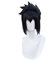 MAOMA Anime Cosplay Perücke,Uchiha Sasuke Perücke，Black Short Perücke,Mit Kostenloser Perückenkappe,für Party Alltag Halloween Perücke Cosplay