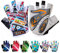 LOVMEAD Fahrradhandschuhe Kinder Fingerlos für Jungen Mädchen Alter 4-12, MTB Handschuhe Paar Mädchen Jungen Outdoor Sport Rennrad Fahrrad Bike Halbfinger Handschuhe Frühling Sommer (Orange, L)