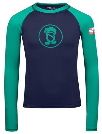 Trollkids Kids Kvalvika Shirt 92, Pepper Green