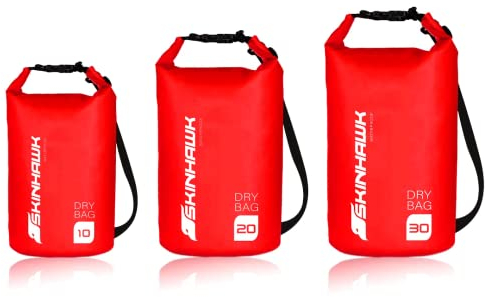 Skinhawk Dry Bag 10L / 20L / 30L wasserdichte Tasche/Waterproof/Trockensack/Trockenbeutel/Trockentasche/Rucksack