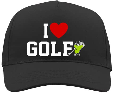 Cappellino Golf per Uomo e Donna Gadget Regalo Accessori Abbigliamento Idea Compleanno - I Love Golf