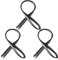 Nylon Kletterschlinge, 18mm Nylon Sling Runner für Klettern, Schaukeln, Baumarbeiten, Outdoor-Aktivitäten (120 cm, Grau (3 Stück))
