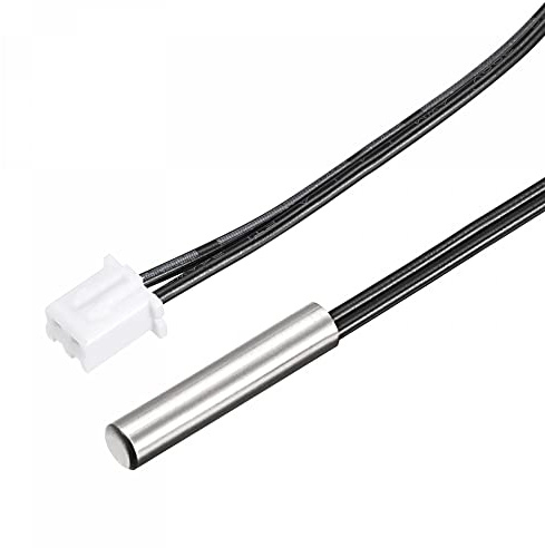 sourcing map 2 Pack 3.3ft 50K NTC Thermistor Probe, Extruder Filament Sensitive Temp Sensor for 3D Printer Heater