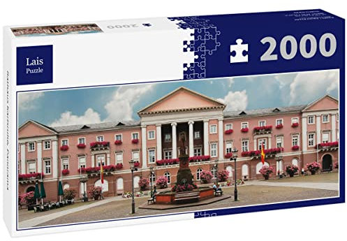 Lais Puzzle Rathaus Karlsruhe, Panorama 2000 Teile Panorama
