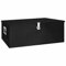 Aufbewahrungsbox, BULANED Abschließbare Box, Alu Box, Metal Box, Transportkiste, Werkzeugbox, Metallkiste, Alukiste, Schwarz 100x55x37 cm Aluminium