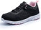SPIEZ Leichte Arbeitsschuhe Damen Atmungsaktiv Pannensichere Sicherheitsschuhe für Damen, rutschfeste Modische Sneakers für die Arbeit und den Alltag (Schwarz-Rosa, EU 40)
