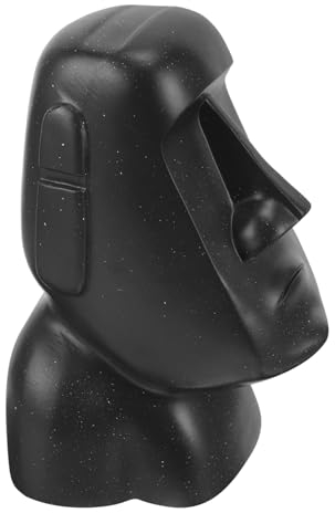 Cabilock Kasten Moai-taschentuchbox-Abdeckung Taschentuchspenderbox Moai-taschentuchspender Lustige Taschentuchbox-Abdeckung Moai-serviettenhalter Spender Für Schreibtisch Osterinsel Harz