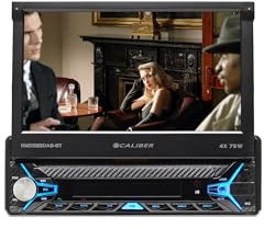 Caliber Autoradio mit Klappbildschirm und Touchscreen - DAB+ - Bluetooth - USB - SD - AUX - 1 DIN - Rückfahrkamera-Eingang und Freisprech-Funktion - Schwarz