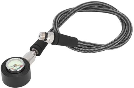 Manomètres submersibles pour la plongée sous-marine, avec Tuyau Haute Pression, pour Régulateur BCD, Plongée Sous-marine (65 cm)