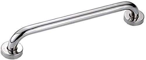 Stabiler, rutschfester Haltegriff für Behinderte, poliertes Chrom, Badezimmer-Handlauf – Badewannenarmlehne, WC-Armlehne, ältere Kinder mit Behinderungen (Größe: 40 cm) (einfarbig 40 cm) (einfarbig