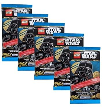 Generisch Blue Ocean Star Wars Trading Cards Serie 5 “25 Jahre SW“ (Deutsche Version) – 5x Booster je 6x Sammelkarten