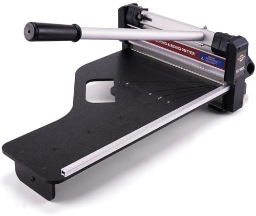 Komsepor Taglierina per pavimenti da 13 con angolo di precisione incorporato per PVC, WPC, LVT, SPC, VCT, laminato, rivestimento e altro; spessore massimo 16 mm (Tipo L)