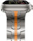 RYLIXAR Banda di ricambio in metallo titanio compatibile con i cinturini di Apple Watch 49mm 45mm 44mm 42mm,Ultra 2/Ultra Series SE/9/8/7/6/5/4/3/2/1 (42mm/44mm/45mm/49mm, Arancione titanio)