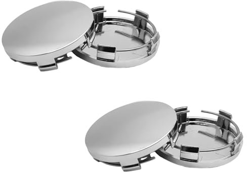 4 Stück Radnabenkappen,Nabendeckel 60mm,Radnabenabdeckung,ABS Felgendeckel für Auto Zubehör,Radkappen,Universal Nabenkappen,Radnabendeckel für Vw BMW Mercedes Audi Skoda Alufelgen(OD 60mm ID 56mm)