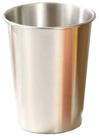 Edelstahlbecher 4 stücke Single-layer Edelstahl Outdoor Camping Bier Tassen Große-kapazität Wasser Curling Milch Tee Kaffee FüR Zuhause, Restaurants, Reisen