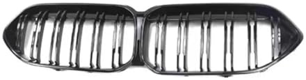 Frontstoßstange Für 2er F44 M235i 216i 218i 220i 228i 2020-2023 Fronteinlassgrill Stoßstangengrill Kühlergrill Motorhaube Mes Auto-Frontgrill(Glossy Black)