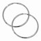 SilberDream Ohrringe 80mm Damen-Schmuck 925er Silber Creolen Simply SDO080 Silber Creole