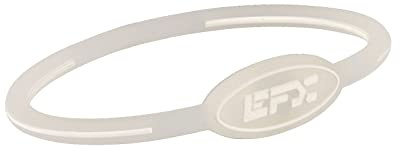 EFX Armband Silikon Oval 2011 transparent/white (L)