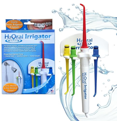 Oral Irrigator Shower Dental Care System | Advanced Shower Water Flosser for Healthy Gums and Teeth | Shower Flosser | Dental Water Flosser for Superior Dental Hygiene at Home | Made in U.S.A.