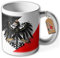 Original Militär Preußen SWR Schwarz Weiss Rot Adler- Tasse #6388a