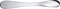 Alessi EAT.IT SET OF 4 BUTTER KNIVES, 18-10 Steel, Silver