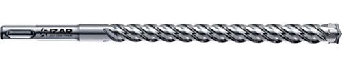 Izar 16921 Broca-Martillo SDS Plus Zentro 4+, Hormigón Reforzado, 1891, 20.0 mm Diámetro Corte, 200 mm Longitud Corte, 250 mm Longitud