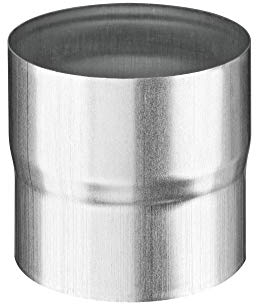 Manchon enfichable en zinc titane pour tuyaux DN 80