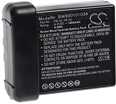 vhbw Akku kompatibel mit Alan Midland 73-30 Funkgerät, Walkie Talkie (1000mAh, 6V, NiMH)